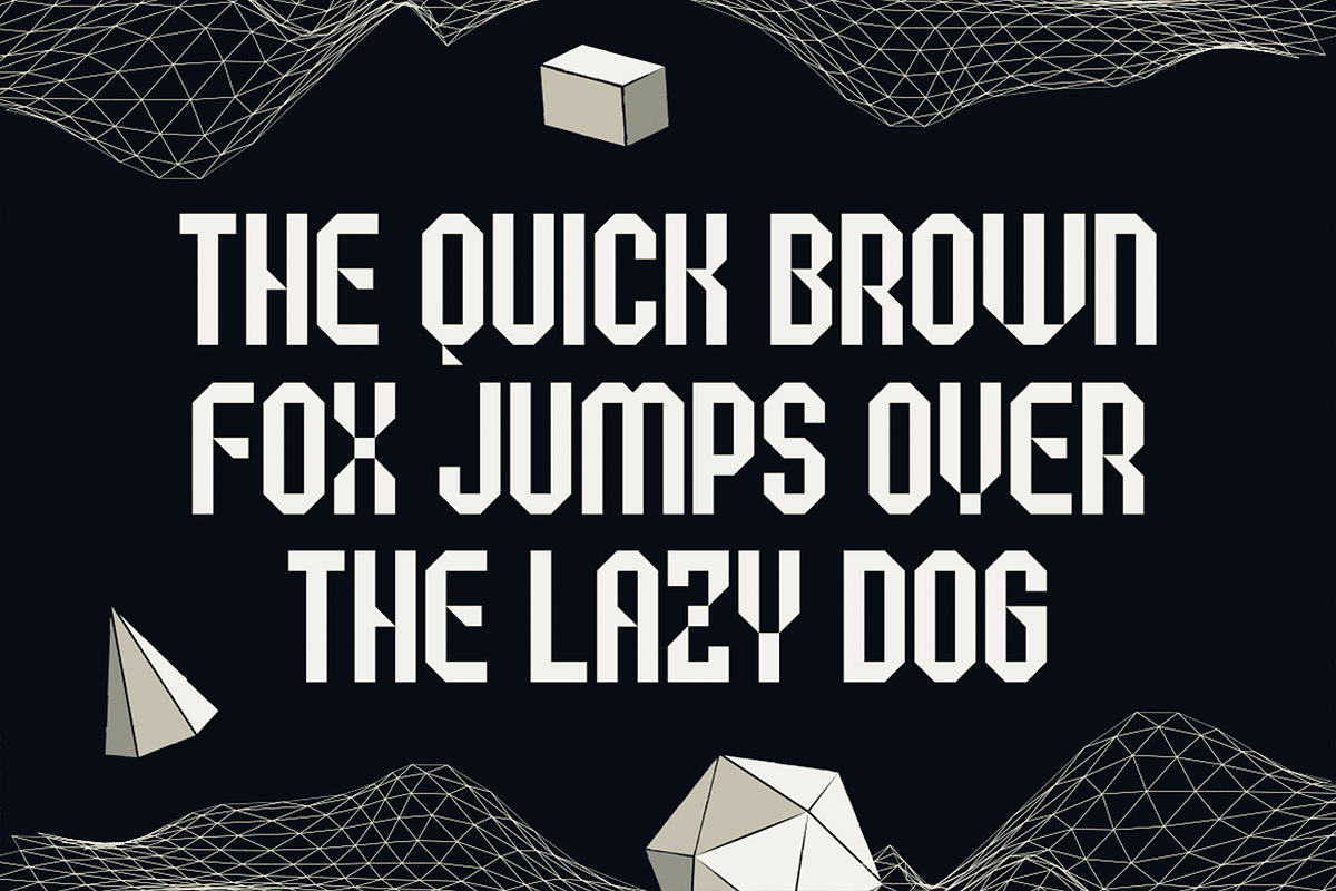Segrano - Futuristic Geometric Fonts, a Sans Serif Font by Konstantine Studio (Photo 2 of 4)