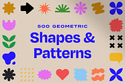 500 Geometric Shapes and Patterns, an Object Graphic by Artec Maison (Thumbnail 1 of 11)