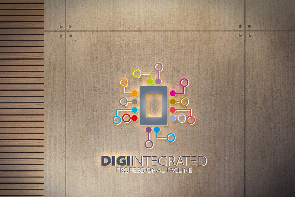 Digital Integrated Logo, a Branding & Logo Template by essegraphic