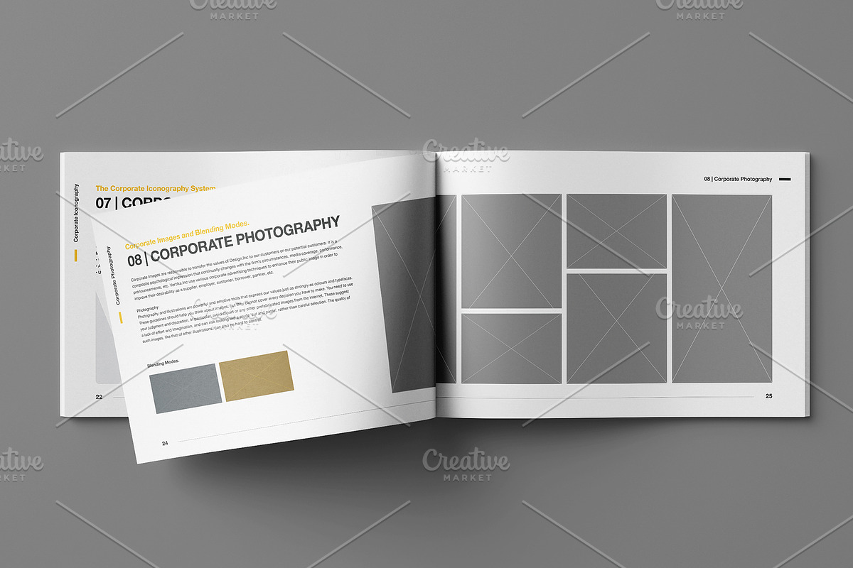 Brand Manual - REAL TEXT, a Brochure Template by Mastergfx (Photo 14 of 16)