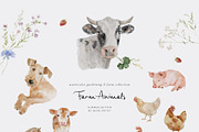 RUSTIC REVERIE Watercolor Garden, a Decorative Illustration by Muse Artist (Thumbnail 5 of 20)