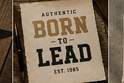 Vintage School, a Slab Serif Font by Fourteen Letter (Thumbnail 3 of 6)