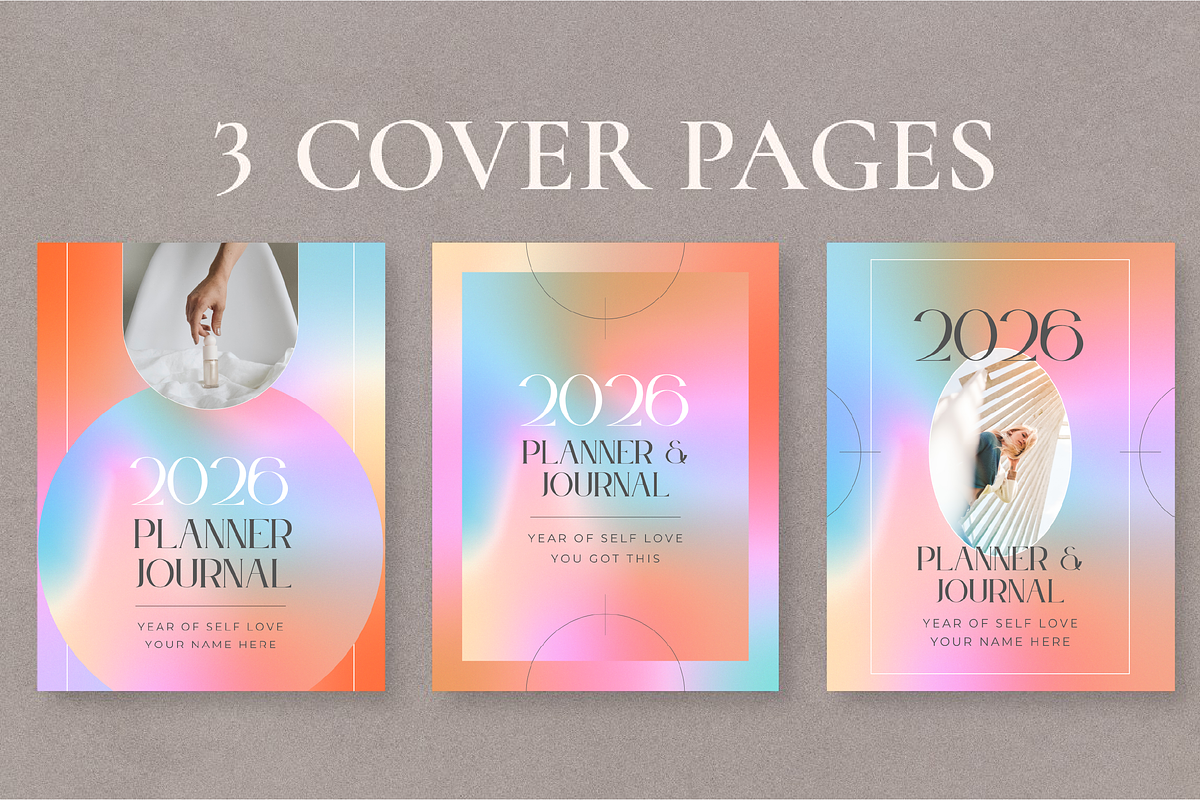 2026 Journal Planner Canva Template, a Magazine Template by Studio Soluna (Photo 5 of 14)