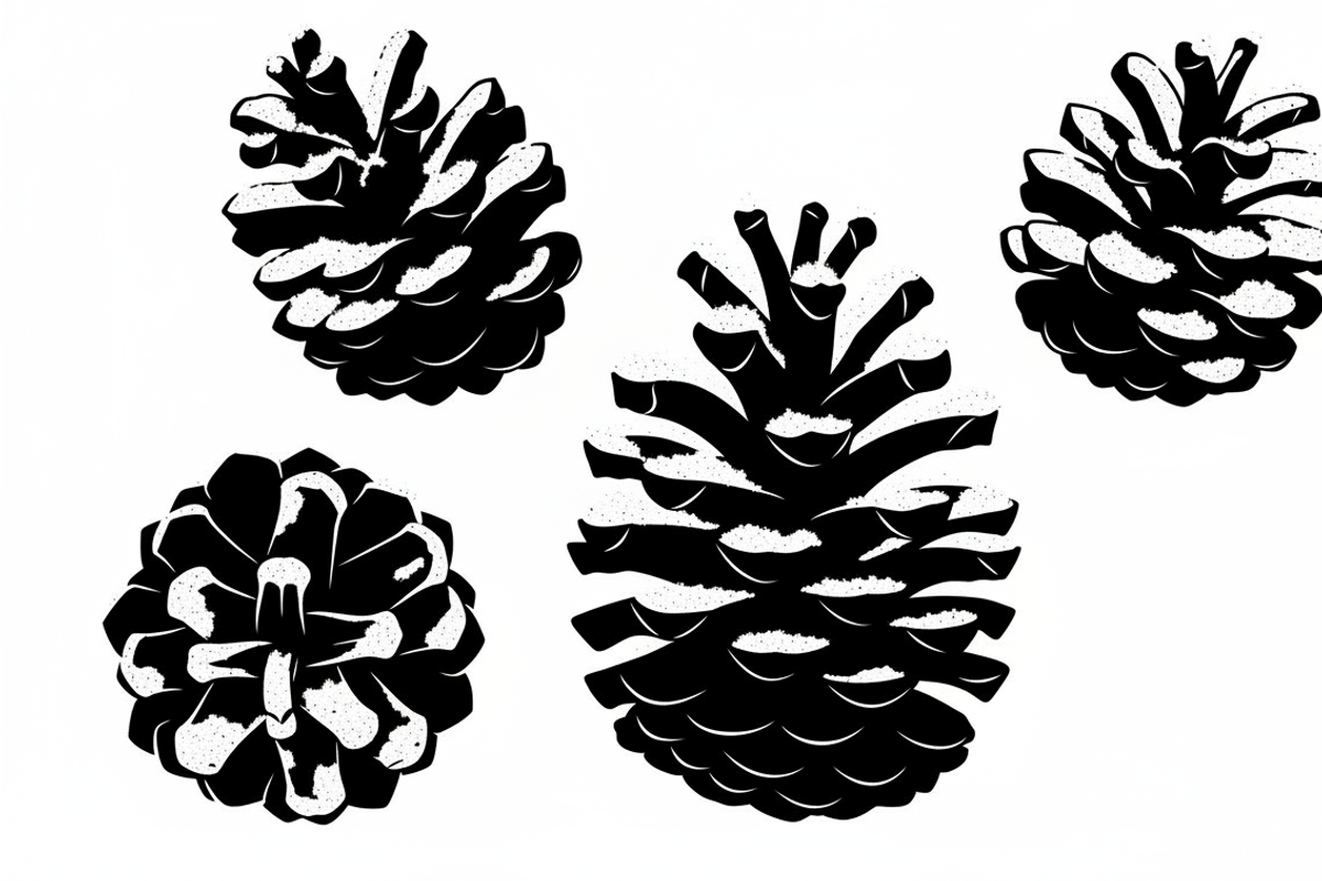 Winter Snow Silhouettes feature, an Illustration by Amazin_art (Photo 33 of 42)