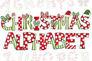 Christmas Alphabet Sublimation, an Illustration by OK Design (Thumbnail 2 of 7)