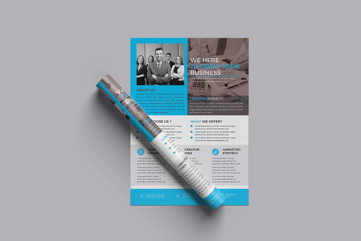 Corporate Business Flyer Template, a Flyer Template by Mazharul Islam (Photo 5 of 6)