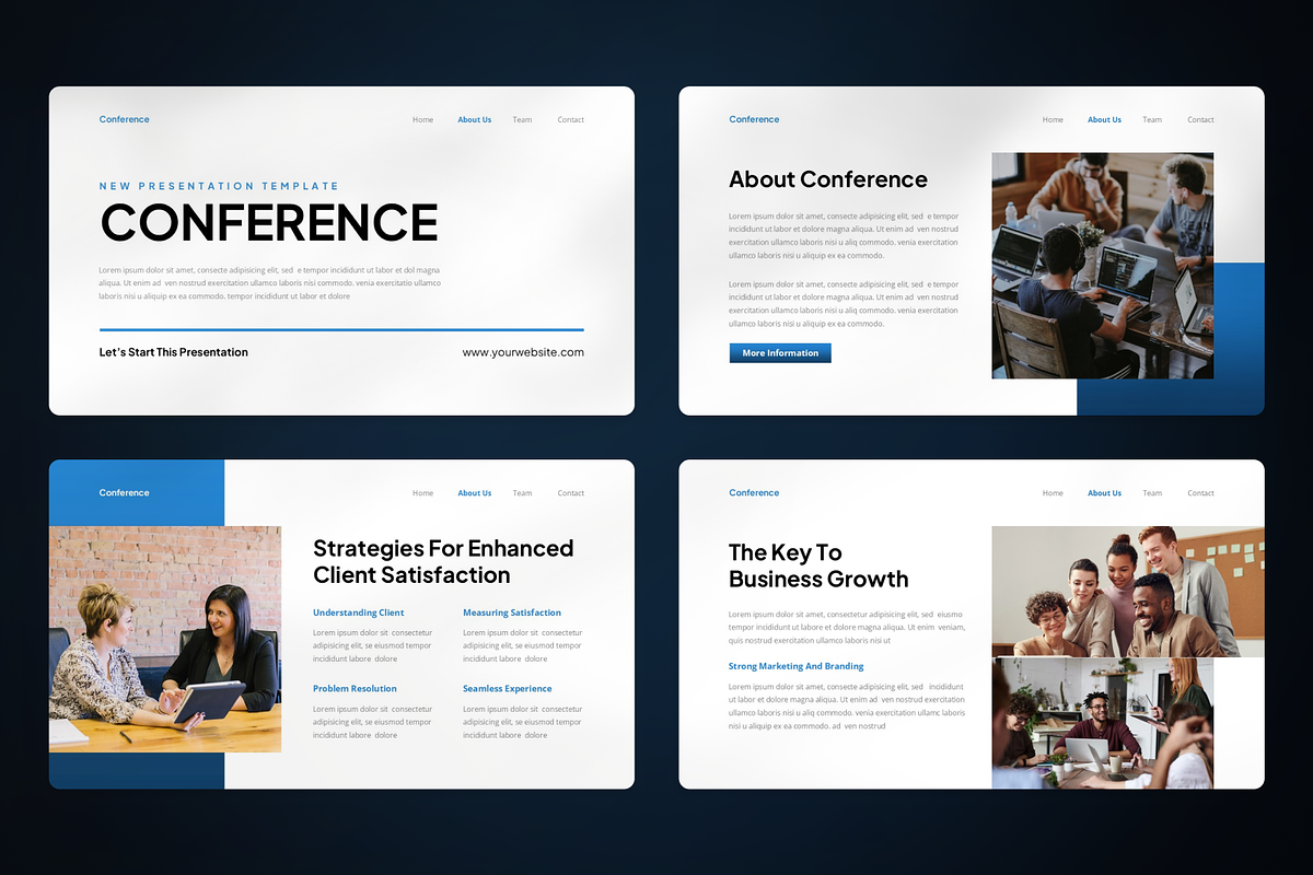 Conference Presentation Keynote, a Presentation Template by SquidPixey (Photo 2 of 7)