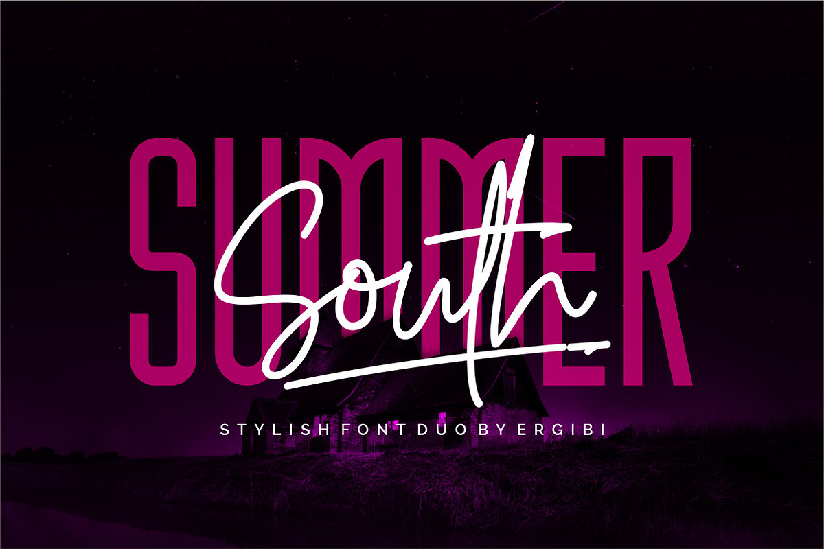 Summer South - STYLISH FONT DUO