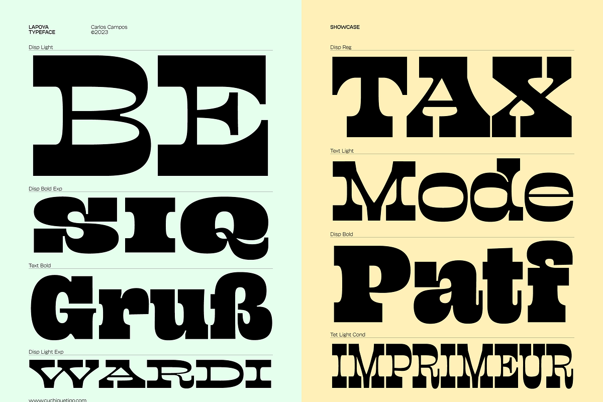 Lapoya Font, a Slab Serif Font by Cuchi, qué Tipo! Foundry (Photo 6 of 18)
