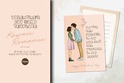 VALENTINE'S DAY CARD CANVA TEMPLATE, a Card Template by The Little Lily Studio (Thumbnail 1 of 5)