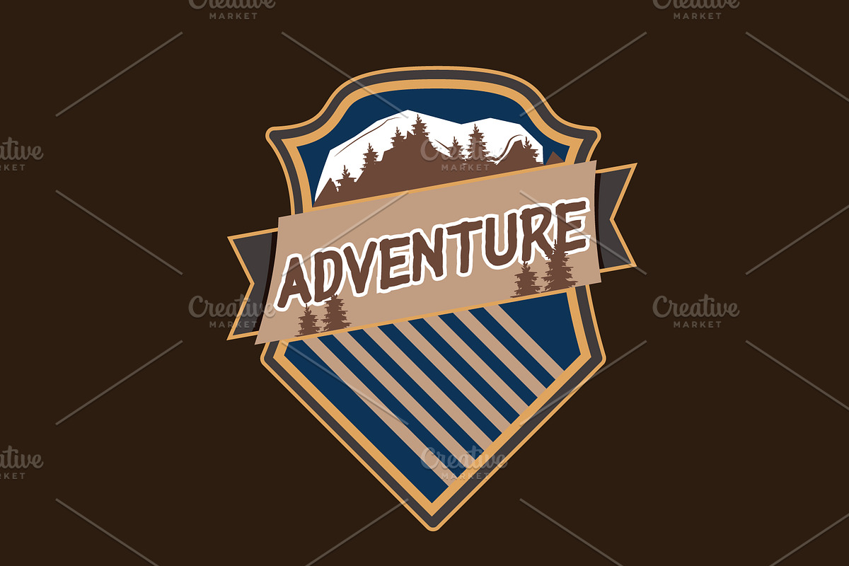 Vintage-Adventure-Badges, a Branding & Logo Template by Ismael Hossain (Photo 4 of 7)
