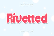 Rivetted, a Symbol Font by yumnatype (Thumbnail 1 of 10)