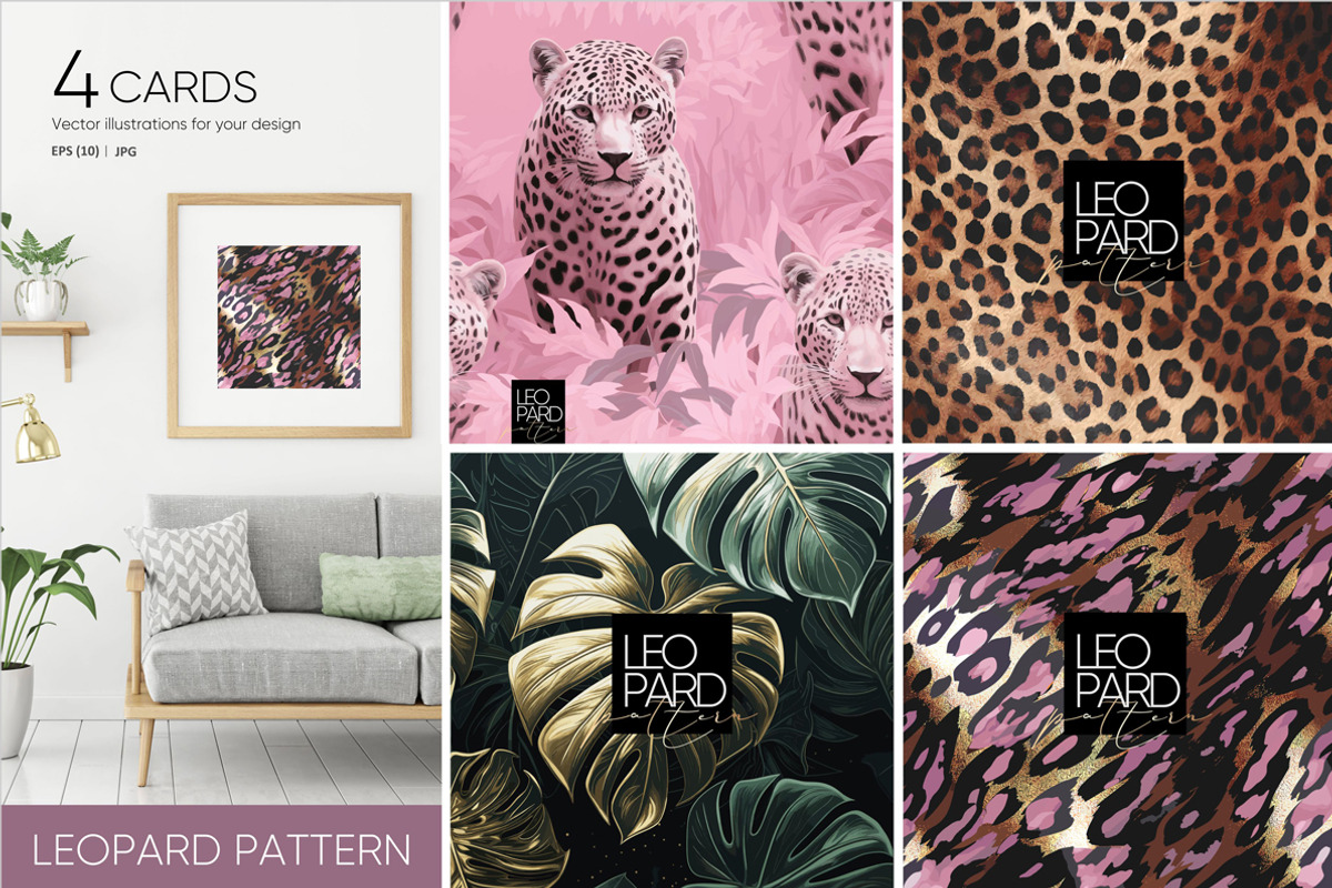 Leopard, print and pattern., an Animal Illustration by Ardea-studio