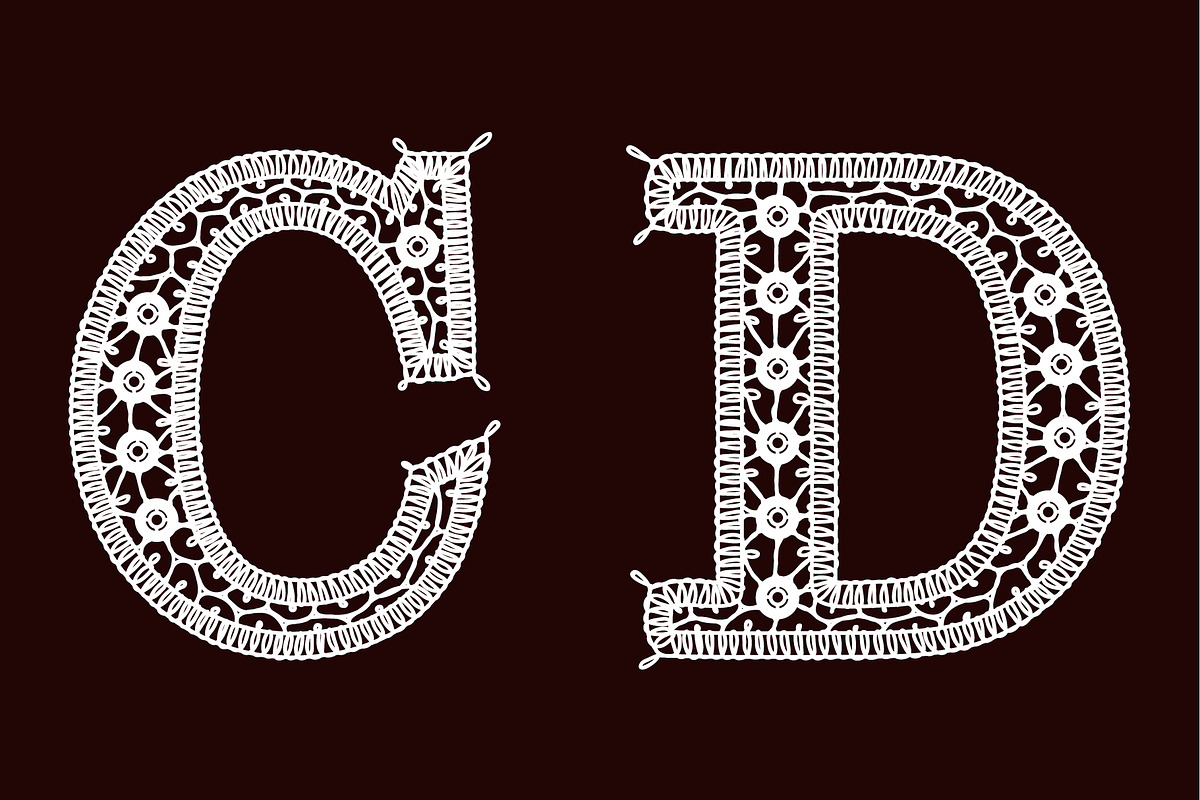 Lace alphabet., an Icon by Ajuga (Photo 8 of 10)