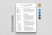 Canva Resume Template, a Resume Template by DesignDevisers (Thumbnail 1 of 9)
