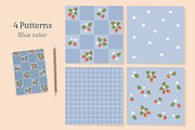 Strawberry Patterns, a Graphic by Nina Bered Illustration (Thumbnail 4 of 5)