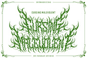 Cursed Obscure Death Metal Font, a Blackletter Font by Fonday Studio (Thumbnail 4 of 19)
