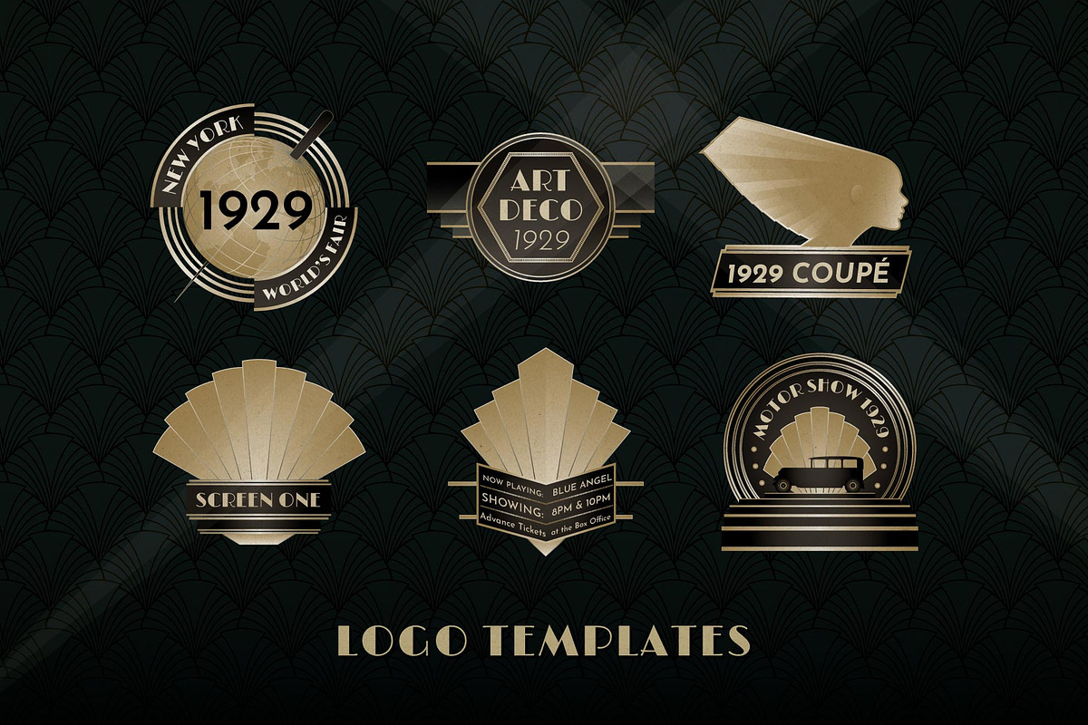 Complete Art Deco Graphics Bundle, a Texture Illustration by Wingsart ...