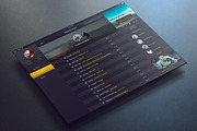 iPad Music App Ui, an App Template by ALEX BENDER UI STORE (Thumbnail 4 of 5)