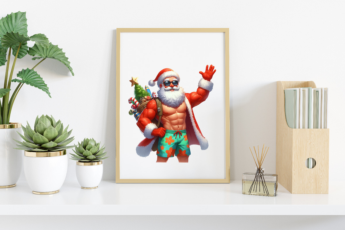 Australia Christmas Clipart, an Illustration by Canvas Craft (Photo 6 of 7)