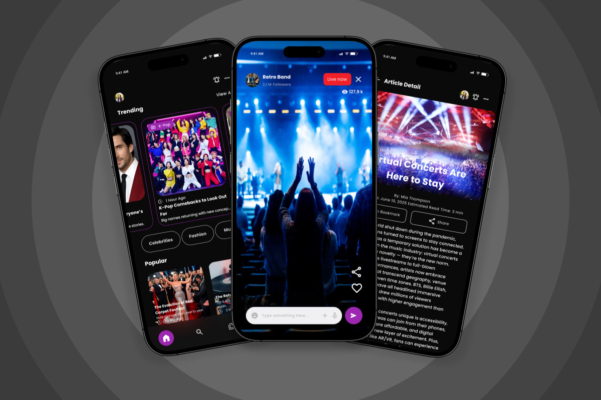 PopDaily - News Design Template, an App Template by productype1 (Photo 4 of 5)