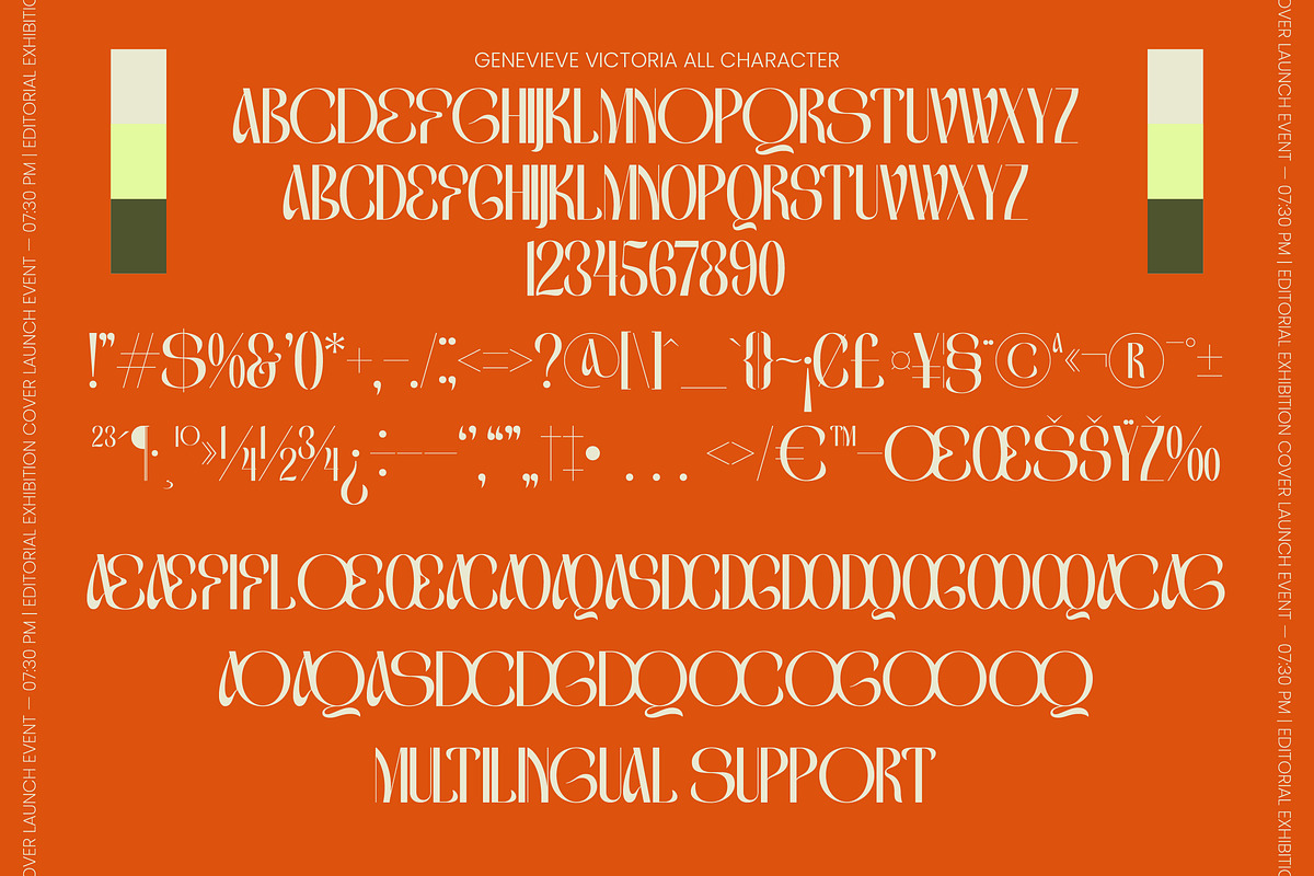 Genevieve Victoria Display Serif, a Serif Font by timelesstype.co (Photo 10 of 10)
