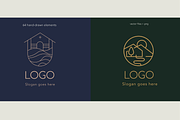 Nature boho logos & vector kit, a Templates & Theme by Suluna (Thumbnail 9 of 13)