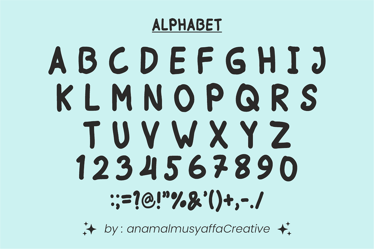 Little Comic - Cartoon Display Font, a Handwritten Font by KiddoGlyphs Studio (Photo 4 of 4)