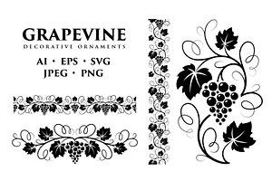 Grapevine Decorative Ornaments