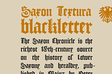 Saxon Textura blackletter