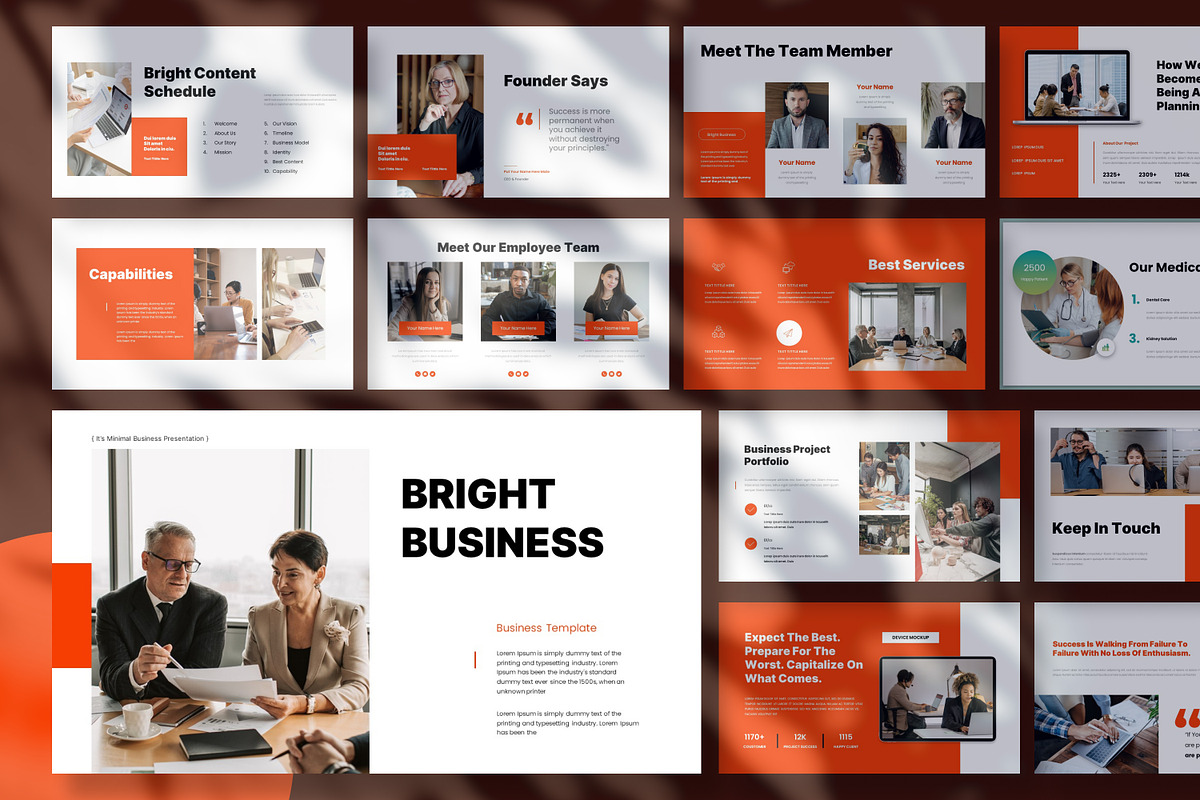 Bright-Business Keynote & GS, a Presentation Template by Raseuki (Photo 1 of 5)