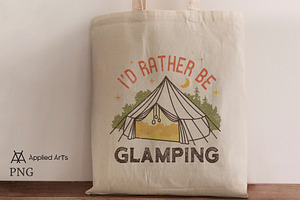 Glamping Tent PNG Sublimation