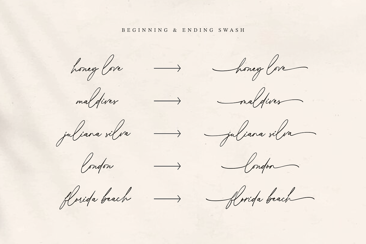 Collingethon Chic Handwritten Script, a Script Font by Namara Creative Studio (Photo 11 of 12)