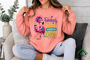 Fabulously Tired Coffee Flamingo PNG, a Seasonal Illustration by Craft Nest (Thumbnail 3 of 5)