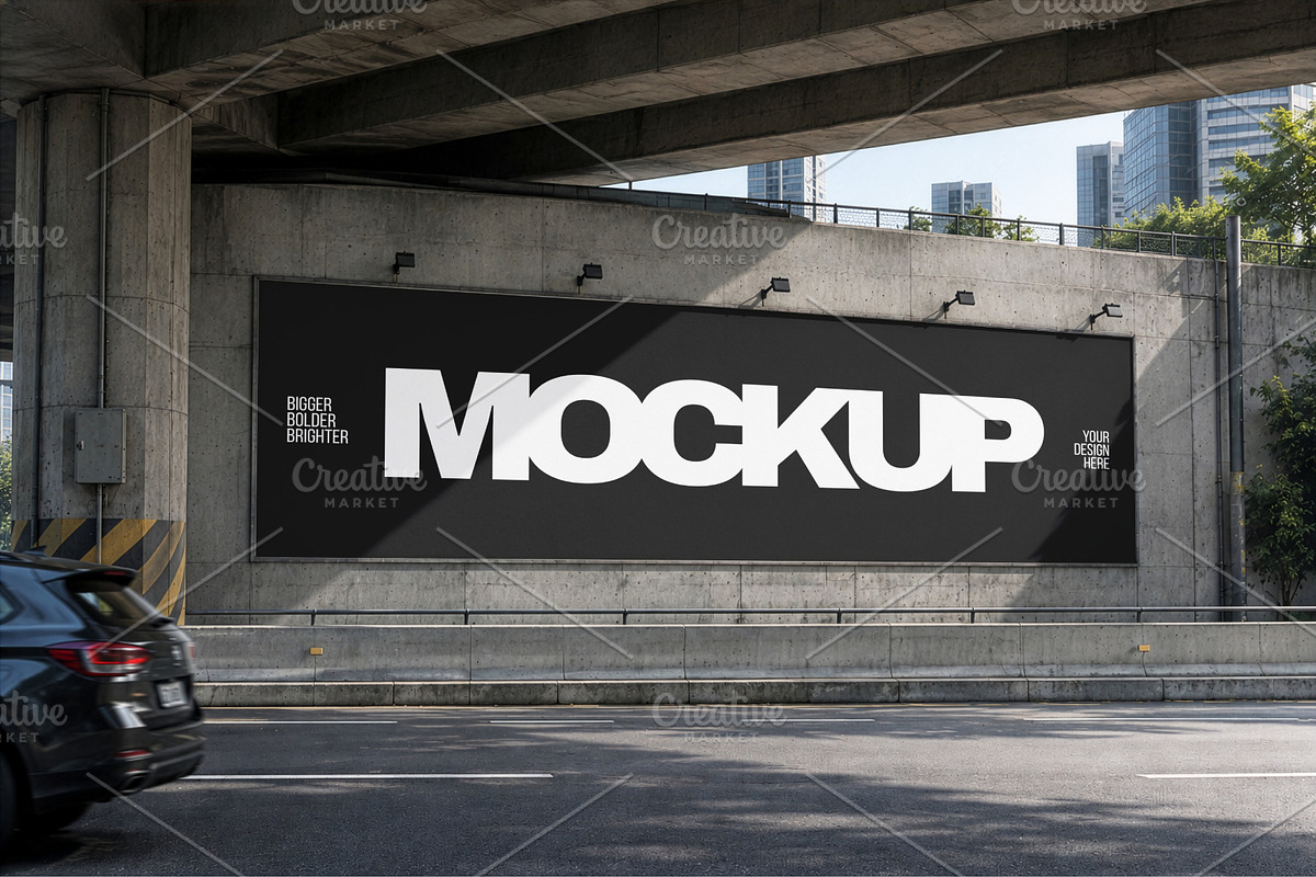 Outdoor Billboard Mockup, an Advertising Mockup by Mockthethics. (Photo 2 of 4)