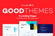 GoodThemes - Landing Pages Bundle 1, a Bootstrap Template by Alvarez Themes (Thumbnail 1 of 5)