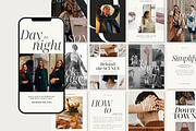 Fashion Social Media Templates CANVA, a Templates & Theme by Paper Flowers Studio (Thumbnail 4 of 8)