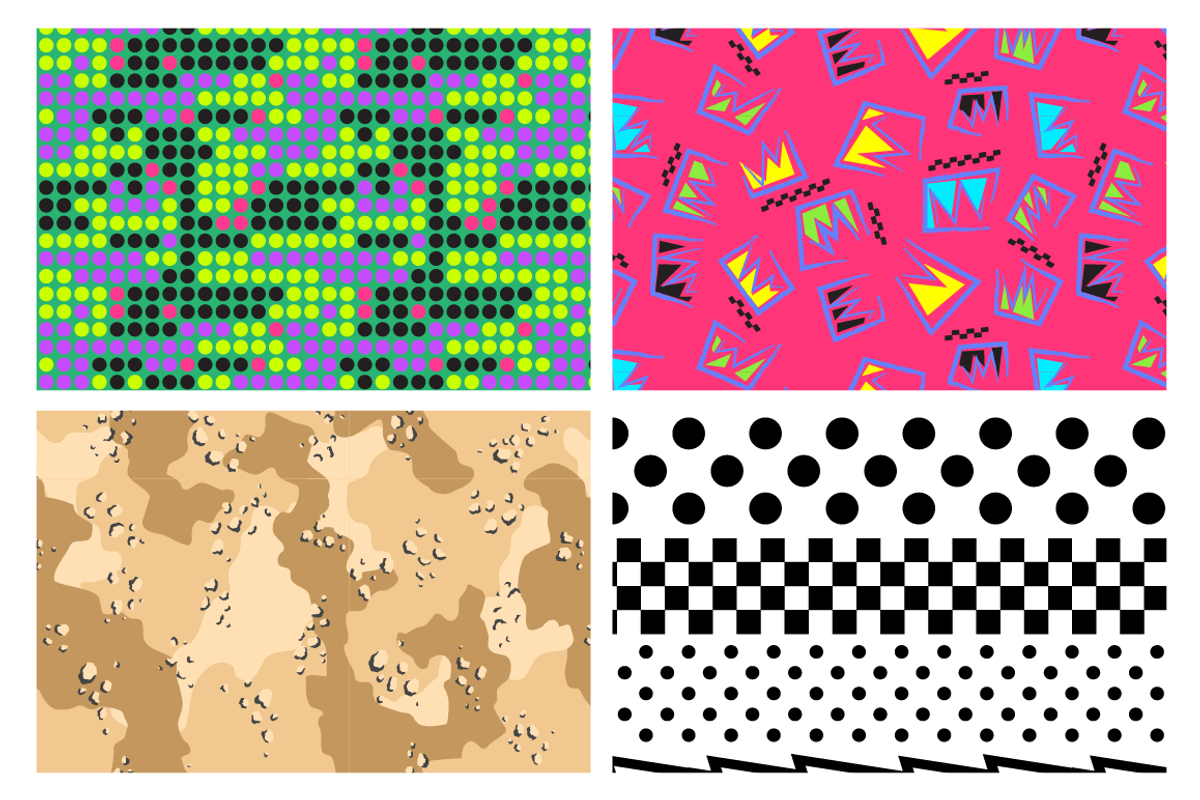 90's Fever - 24 Patterns!, a Pattern Graphic by fontalicious (Photo 4 of 9)