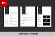 Resume Template Bundle - Vol 04, a Resume Template by Nina Shaw (Thumbnail 9 of 12)