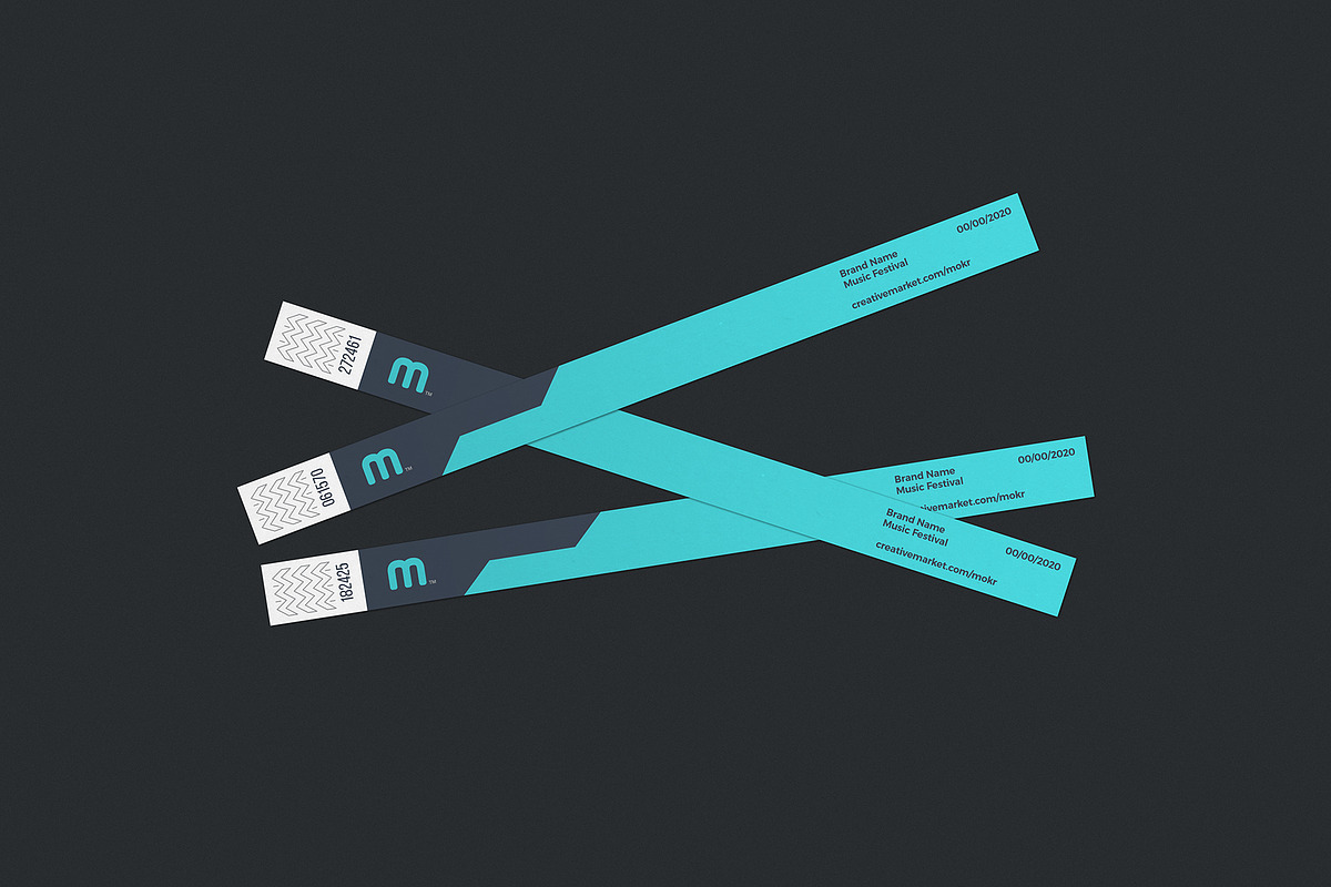 Wristband Mockup, a Product Mockup by Mokr (Photo 2 of 5)