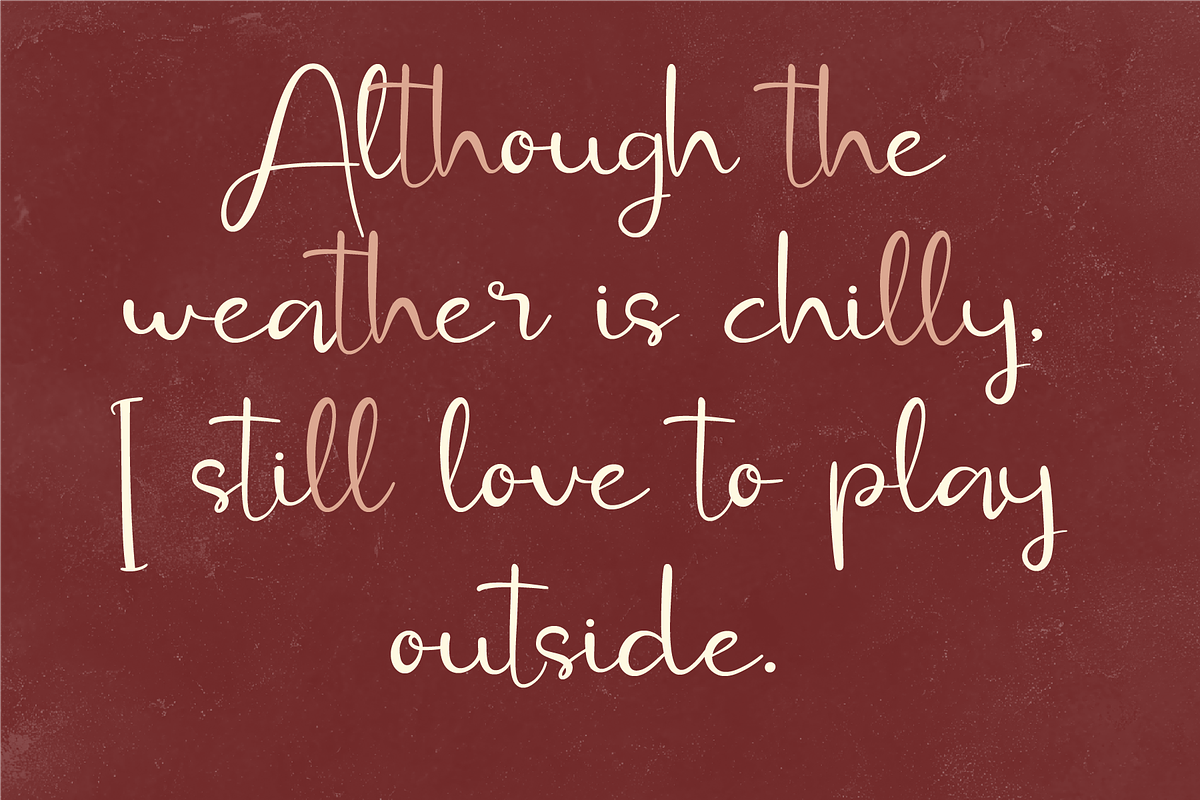 Galine Amours - Modern Handwritten, a Handwritten Font by Indotype Foundry (Photo 3 of 10)
