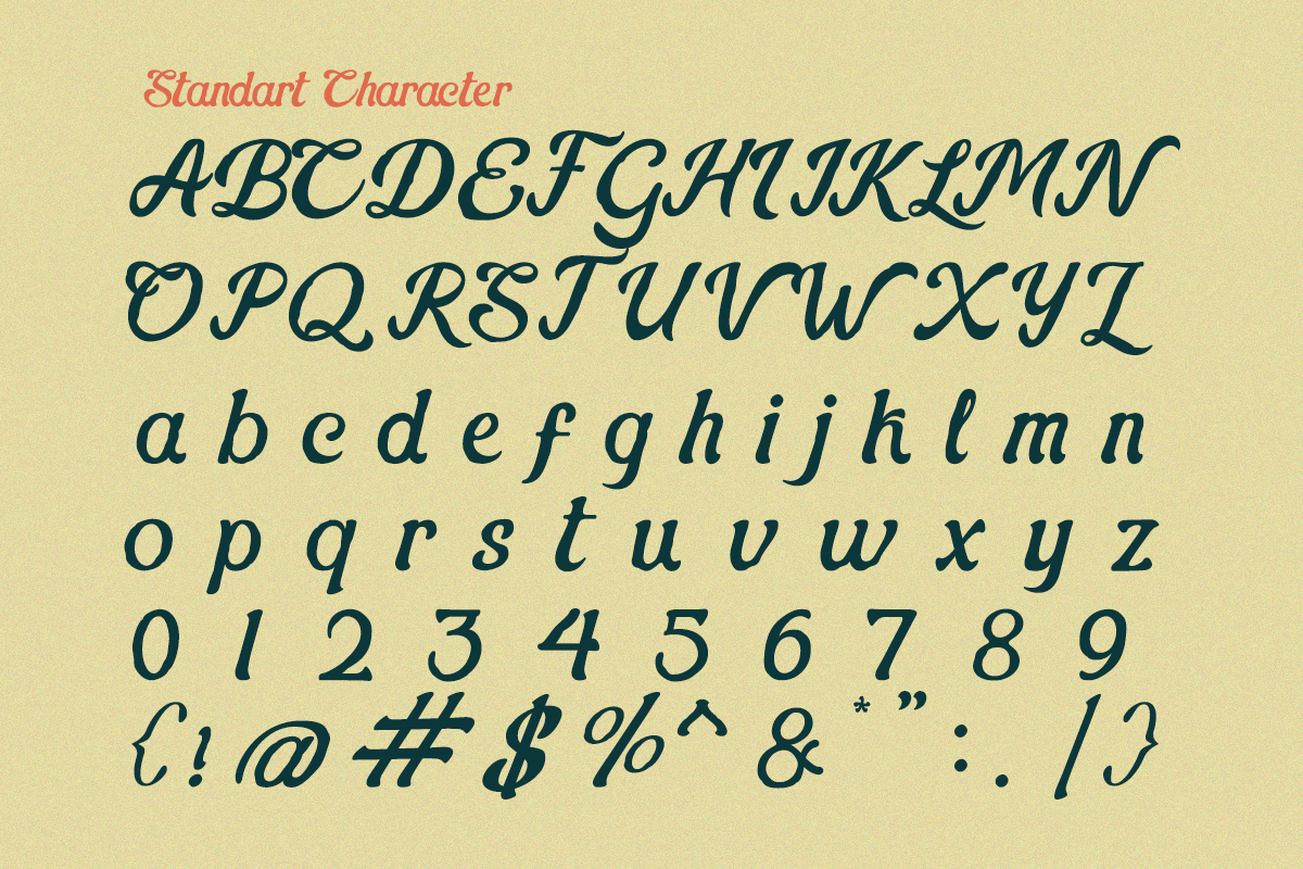 Khabalac - Vintage Floral Script, a Handwritten Font by Qweera Studio (Photo 10 of 12)