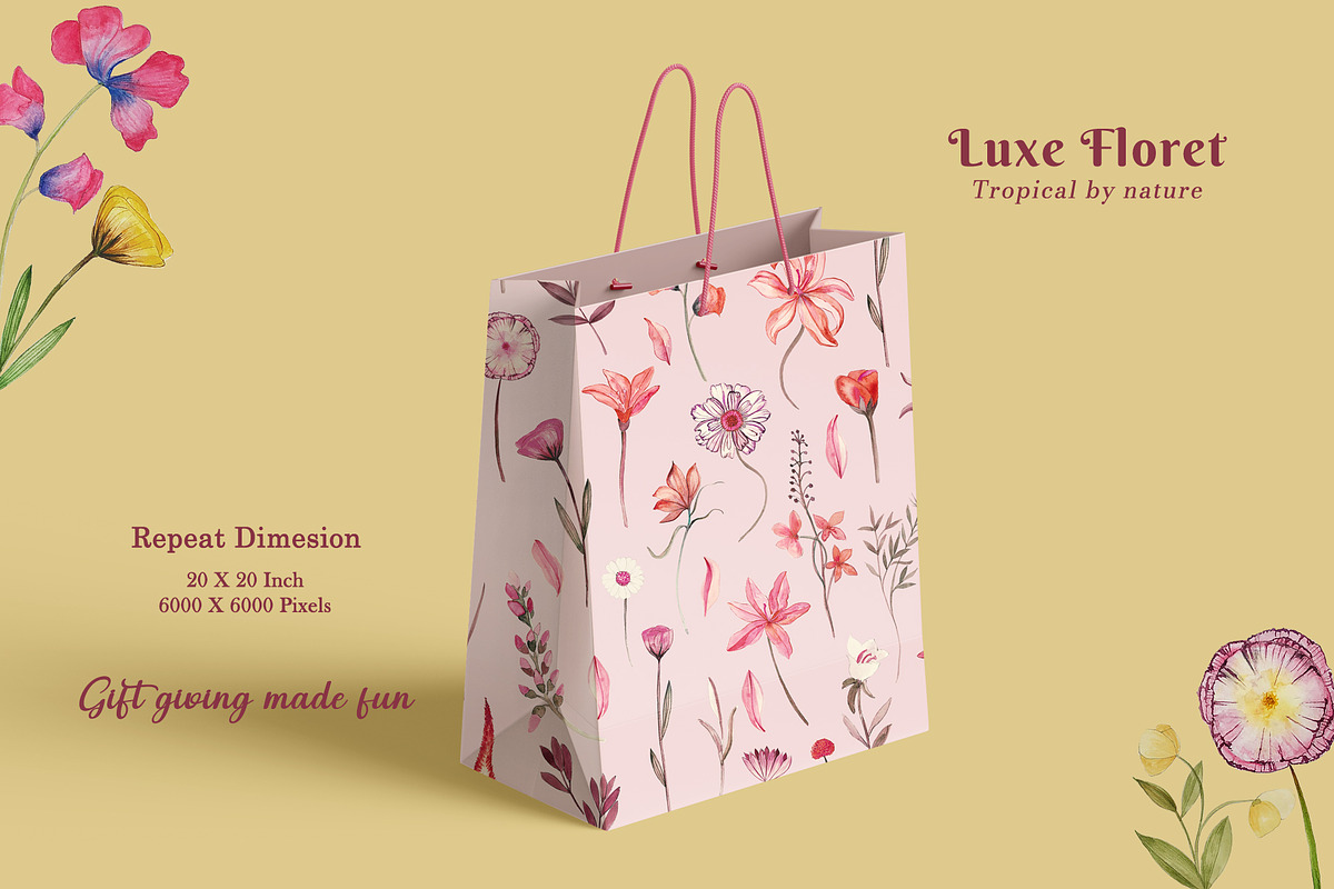 Luxe Floret Prints & Patterns, a Pattern Graphic by GND ART STUDIO (Photo 6 of 8)