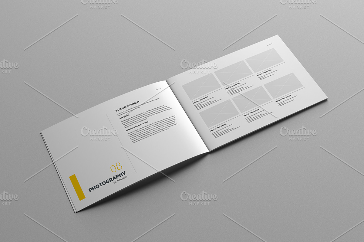 Brand Manual 32 Pages A4 / US Letter, a Brochure Template by Mastergfx (Photo 29 of 31)