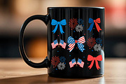 Coquette 4th July American Flag Png, an Object Graphic by Digi_Design_World (Thumbnail 3 of 4)