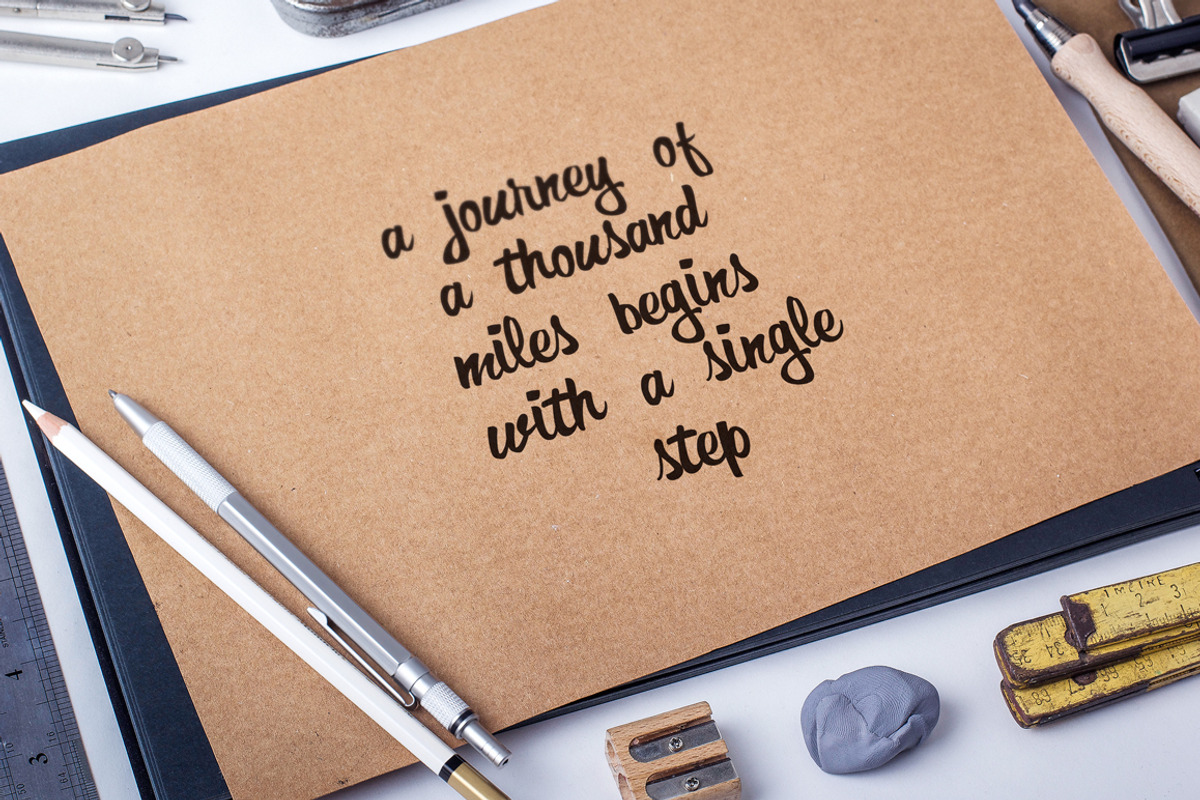 FREE Formia Script font preview 6