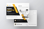 Corporate Postcard, a Stationery Template by Pixelpick (Thumbnail 3 of 3)