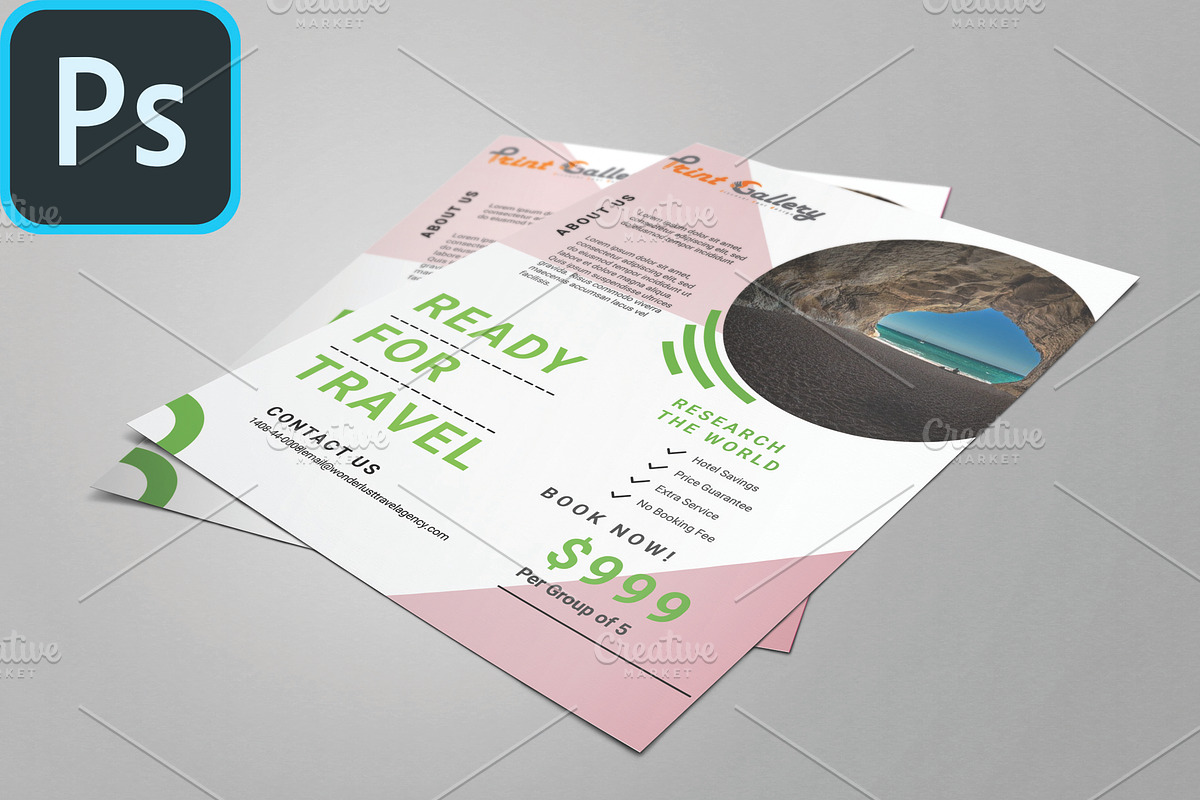 Spiti Travel Flyer, a Flyer Template by Proshanta Sarker (Photo 2 of 4)