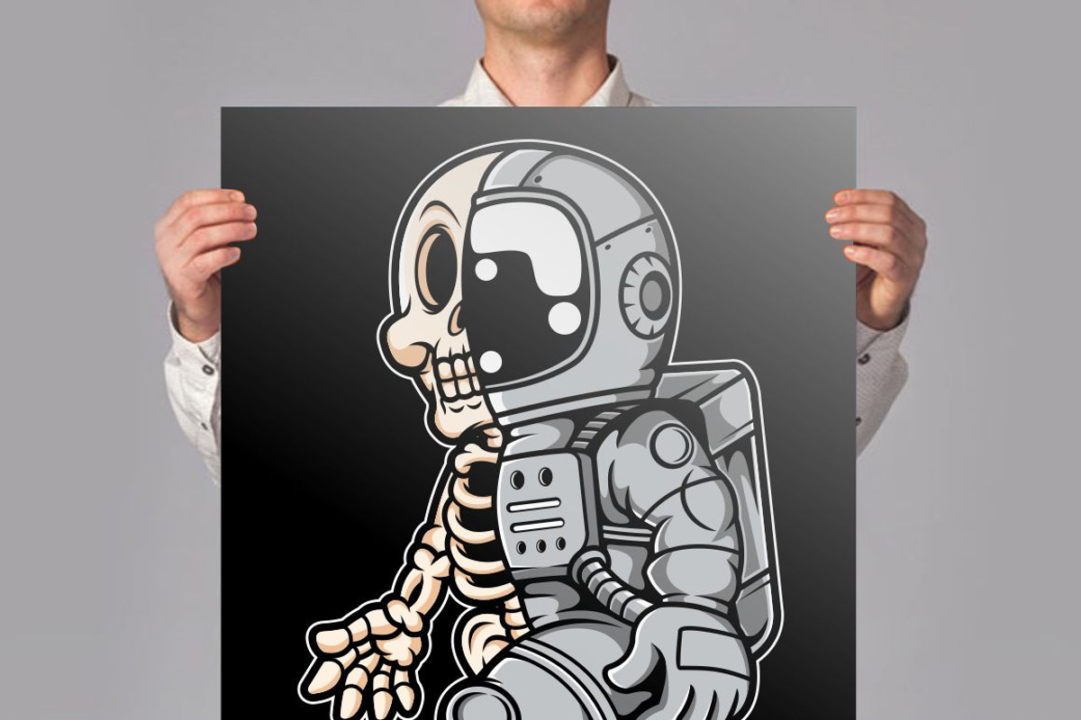 100 Astronaut Cartoon Designs Bundle, an Illustration by roach_graphic (Photo 13 of 16)