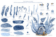 Underwater Life Watercolor, an Illustration by Anna Druzhkova (Thumbnail 2 of 14)